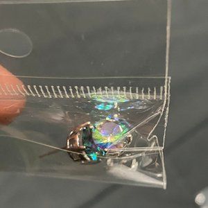 Round Rainbow Post Earrings